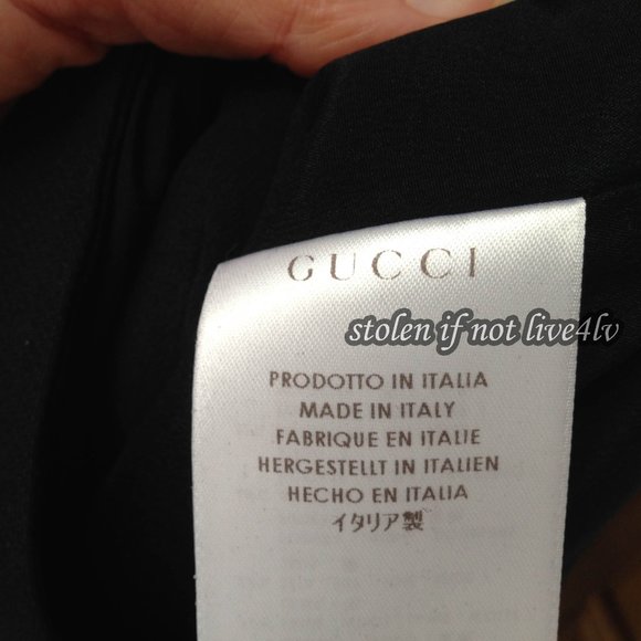 Pristine condition AUTHENTIC Gucci black pencil skirt wool/silk IT 42 US 6 - Picture 4 of 7